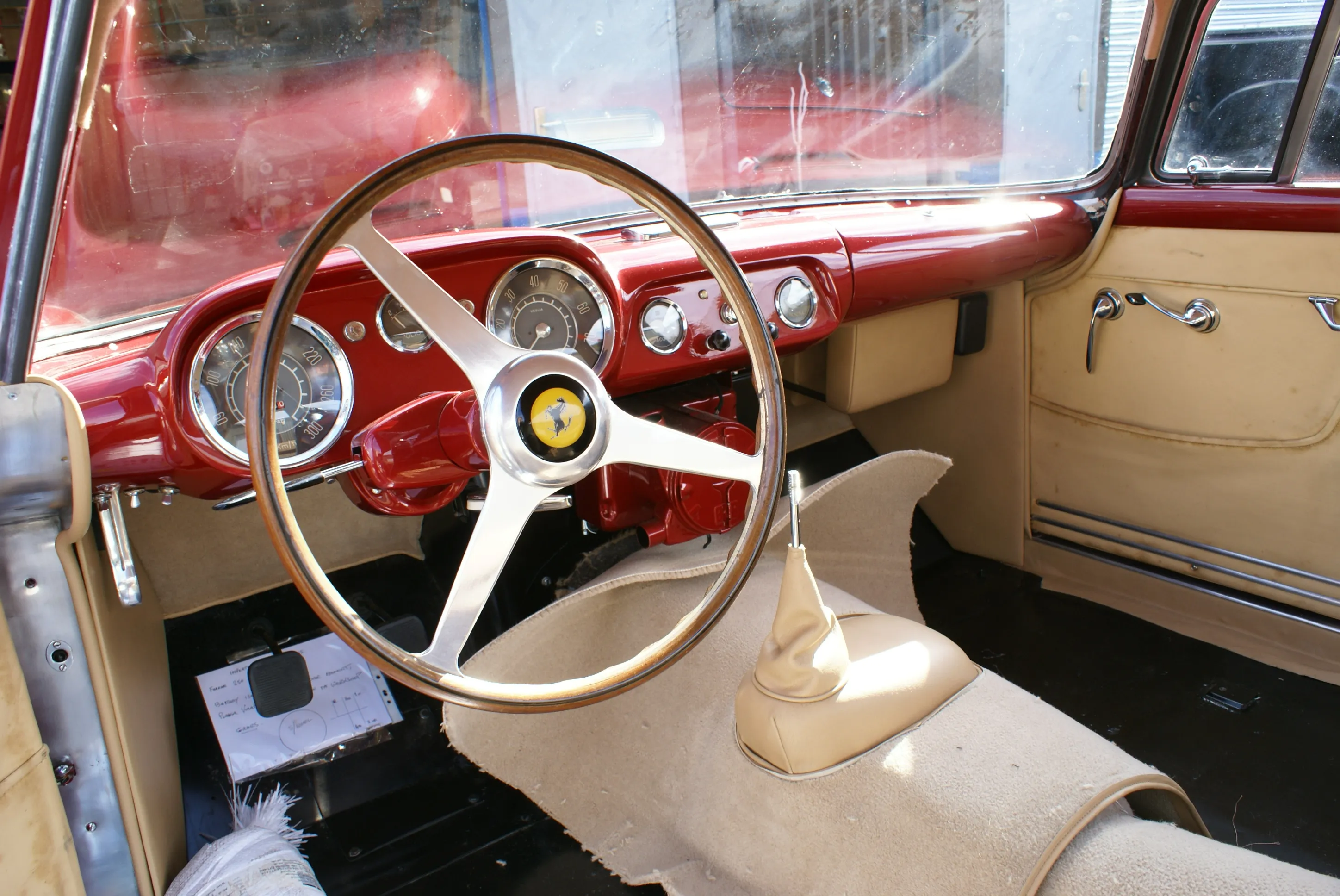Classic car interior restored by Surrey Trimming